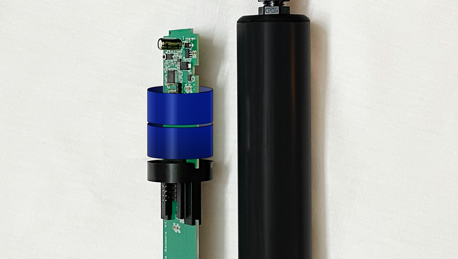 Close-up of Akuasense proprietary sensor